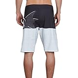 Tejido elástico Volcom Lido Block Mod 21 Bañador, Hombre, Negro/Blanco, 34