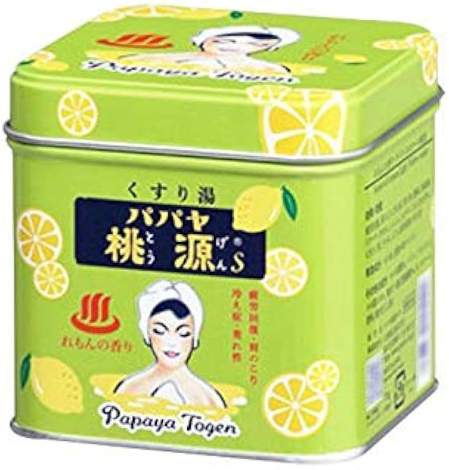 Amazon | 五洲薬品 薬用入浴剤(医薬部外品) パパヤ桃源S れもんの香り