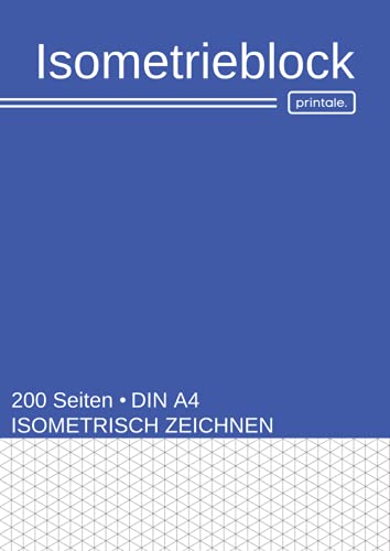 Isometrisch Zeichnen: Isometrieblock mit 100 Blatt...
