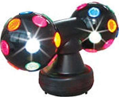 New Large Stage Home Party Dance Night Club Music Deluxe Rainbow Disco Light Quick Shop 15.5in x 8in Plastic Globe Light