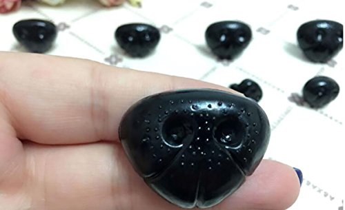 140Pcs Triangle 4 Sizes 11-16Mm Plastic Flocking Safety Noses Eyes With Washers For Bear Doll Animal Puppet Crafts Diy Sewing Crafting Buttons #TOP4
