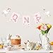 One Silly Goose High Chair Banner,One Banner for Baby Shower Decorations,Funny Banner for Baby Girls,Gender Reveal Party Banners,1st Birthday Party Supplies,Babies Shower Room Decor