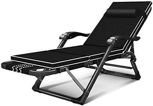 Coussin en coton amovible pour nettoyer facilement votre chaise longue de camping portable
