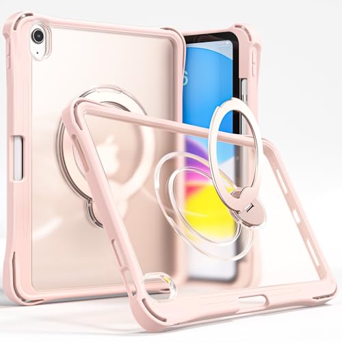 Étui compatible avec iPad Pro 11 antichoc rose avec sangle