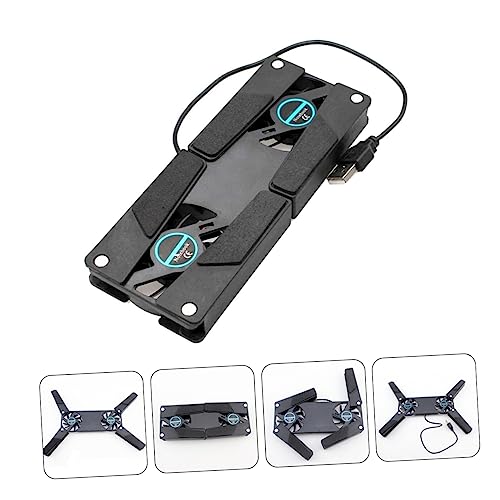 CAXUSD 2pcs Usb Laptop Cooling Pad Dual Fans Notebook Cooler Laptop Stand Ventilated Support Computer Cooling Fan - Image 4
