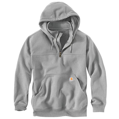 Carhartt Men's Paxton 1/4-Zip Sweatshirt, Heather Gray, XX-Large Tall by Carhartt - Used condition - Image 2