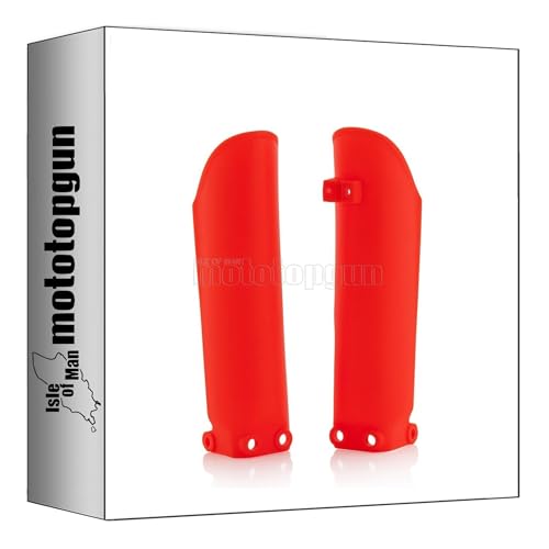 Couvercle fourche orange fluo haute protection contre les chocs de KTM SX 65