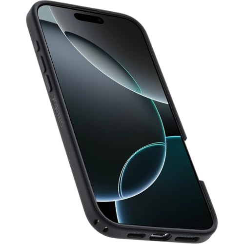 OtterBox iPhone 16 Pro Max Symmetry Series Case - Wavy Charcoal Black - Ultra-Thin, Sleek iPhone Case, Protective iPhone Case with Wavy Black & White Checkerboard Pattern by OtterBox - Image 5
