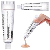 Lounsweer 1 Pcs Silicone Adhesive Glue for Skin Doll Repair Flesh Color Soft Adhesive Rubber Repair Glue for Filling Silicone Baby Doll Cavities Rubber Molds Halloween SFX Makeup