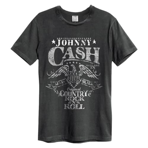 T-Shirt Eagle Amplified Adulte vêtement rock vintage noir