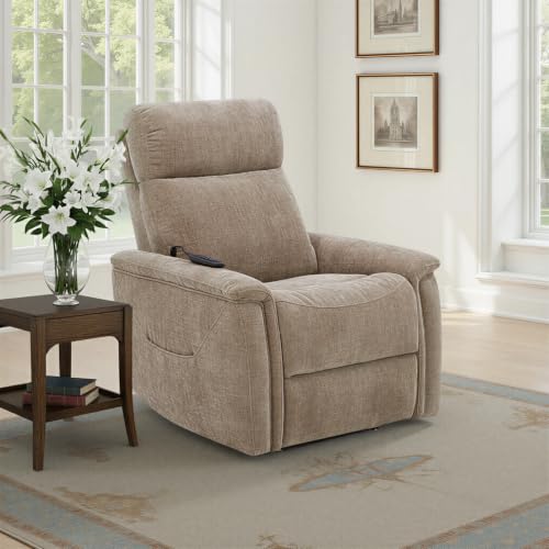 Flexsteel Fabric Luma Power Lift Recliner with Hea Review