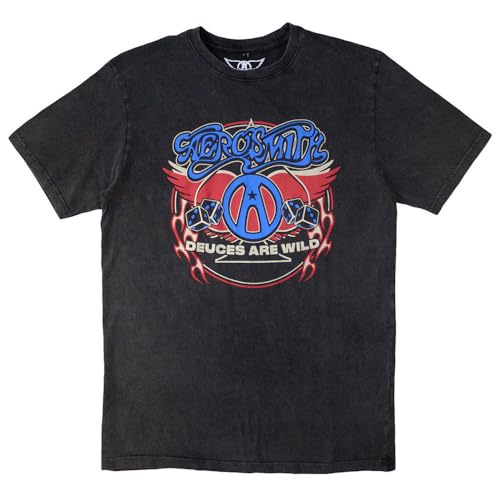 Aerosmith Rainbow Spade Limited Edition 999 Only Premium Wash T Shirt Size M