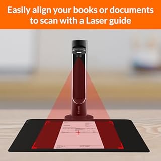 Innex DS200 Professional USB Book Scanner, 26MP, A3 Document scan, 120+ Language OCR, Auto-Flatten & Deskew, Finger Removal, Built-in Mic and LED lamp, Hand Button & Foot Pedal, for Windows/MacOS