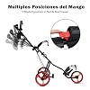 COSTWAY-Carrito-de-Golf-Carrito-de-Golf-Plegable-con-3-Ruedas-y-Asiento-Mango-de-Altura-Ajustable-Marcador-Portavasos-Paraguero-Freno-de-Pie-Ruedas-Extraibles
