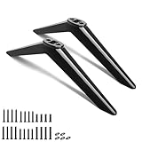 Maozhren TV Stand for Sceptre TV Legs, for Sceptre TV Base Stand, Compatible with TV Holes Center Distance 1.22cm/0.48inch - 2.4cm/ 0.94inch, Easy to Install, with Screws, Black
