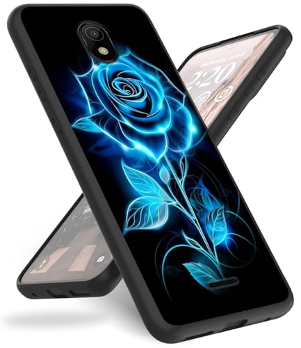 Mxfdegf Case for Nokia C100,for Nokia C100 Phone Case,Slim Anti-Scratch Shockproof Durable Black Silicone Protective Cover Case for Nokia C100 N152DL,Glitter Roses Flower