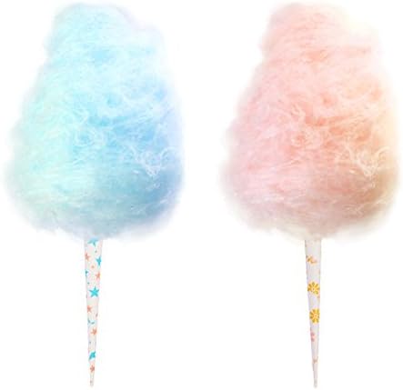 Cotton Candy Cones By Candy Park 100 Pack Multicolor Paper Cones For Cotton Candy Machine Home Party Supplies Cotton Candy Sticks Home Kitchen Amazon Com
