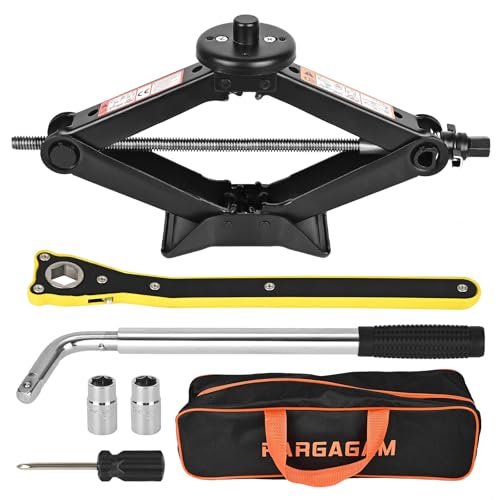 Car Jack Kit for Tesla Model 3/S/X/Y – 2.5 Ton Scissor Jack with Tesla Jack Pads & Tesla Tire...