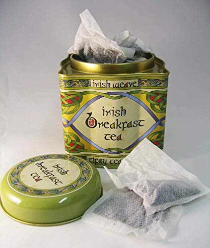 WIAONE Royal Tara New Breakfast Tea - Irish Weave Tin 50 Count Tea Bags