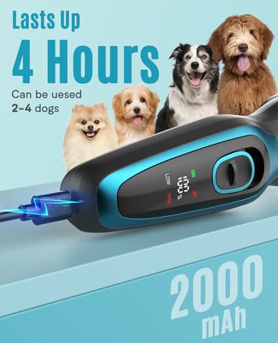 oneisall-Dog-Clippers-for-Grooming-Quiet-Cordless-Dog-Clippers-2-Adjustable-Speed-Dog-Grooming-Clippers-with-Detachable-Stainless-Steel-Blade-Dog-Grooming-Kit-for-Dogs-for-Thick-Coats oneisall Dog Clippers for Grooming Quiet Cordless Dog Clippers 2 Adjustable Speed Dog Grooming Clippers with Detachable Stainless Steel Blade Dog Grooming Kit for Dogs for Thick Coats
