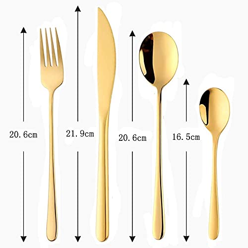 Ensemble de couverts en argenterie, ensemble acier inoxydable 24 pièces, vaisselle, fourchettes, cuillères, accessoires cuisine, argentées