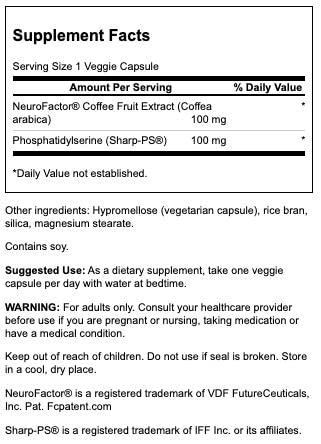 Swanson Mind Full Cognitive Performance 30 Veg Caps #TOP1