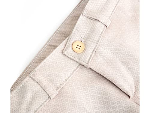 Lilax Boys Formal Suit 5 Piece Outfit Dresswear Suit Set (As1, Age, 12_Years, Beige) #TOP6