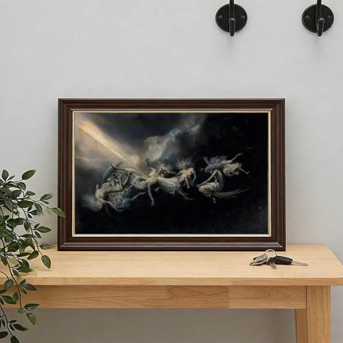 Impression sur toile motif barbe sorcières décoration murale cadre - 7