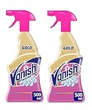 spray quitamanchas amway Resultados en 30 segundos Vanish Gold Spray Pretratante - 2 Paquetes de 500 ml - Total: 1000 ml