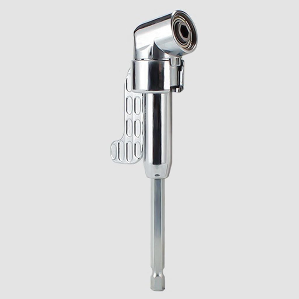 3PCS Right Angle Drill Adapter, 105 Degree Batch Head Corner Changer, Right Angle Screwdriver Head Used for Easy Disassembly/Narrow Gap Blind Spot Screws(Long Corner Turning Device)
