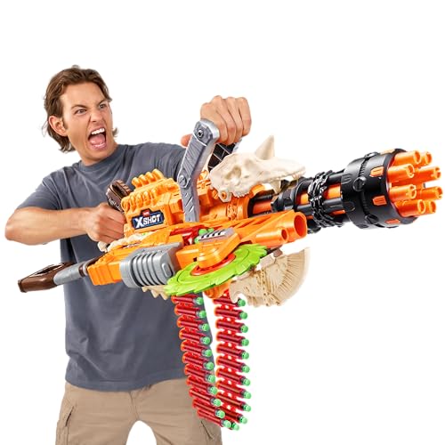 XSHOT Insanity HorrorFire Dread Hammer by Zuru with 48 Darts, Air Pocket Technology Darts and Dart Storage, Outdoor Toy for Boys and Girls, Teens and Adults