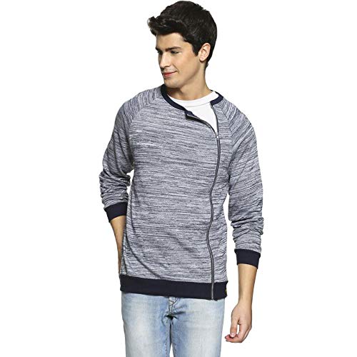 Image of CAHOOT Full Sleeve Self Design Men Jacket(AZU19 HSZ M PLN DNBU AZ XL)