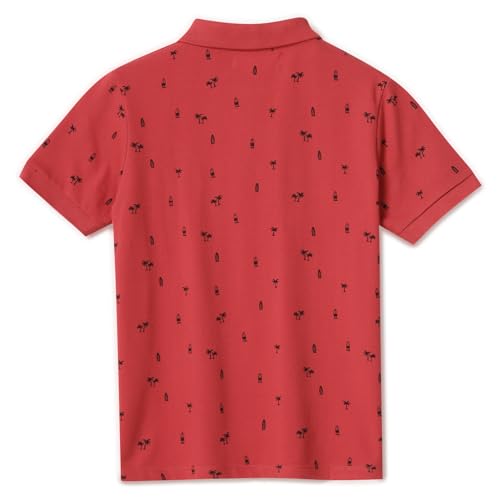 Image of Alan Jones Clothing Boy's Cotton Regular Fit Polo T-Shirt