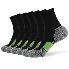6 Pairs Black Green