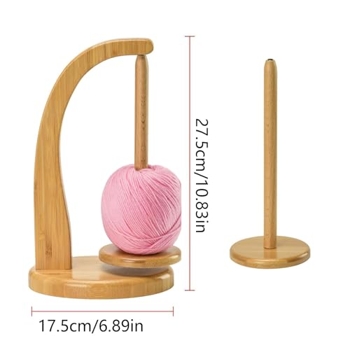 Accessoires de crochet et tricot en bois véritable avec fixation aimantée