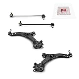 Metrix Premium Chassis Parts - 4 PC Front Lower Control Arm & Front Sway Bar Stabilizer End Link Kit Fits 07-13 Volvo C30, 06-13 C70, 06-11 S40, 06-11 V50, RK620598 RK620599 K80880, Made in Europe