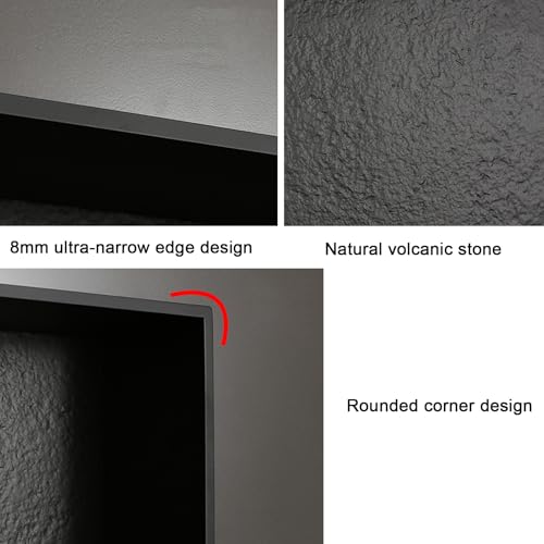 Étagère de douche encastrée étanche et durable sans pose de carrelage