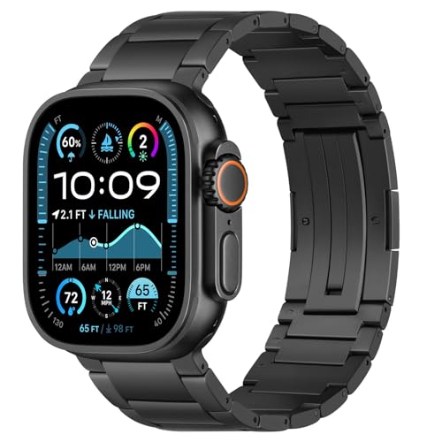 Bracelet titane pour Apple Watch du bureau aux aventures outdoor avec le style HITZEE