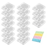 Einfach zu Transportieren: Dieses sd karten box ist 35 mm lang, 35 mm breit und 3 mm dick. Es passt perfekt in ihre tasche oder ihren rucksack. Kompakt in der größe und leicht, ist dieser sd card case ein unverzichtbarer begleiter für alle, die ihre sd-karte überall hin mitnehmen möchten, egal ob auf reisen, im büro oder zu hause.