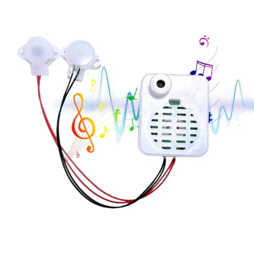 Tiny Voice Recorder-記録可能なサウンドモジュールの豪華なおもちゃ、人形の音声録音挿入|テディベア、カスタムメッセージプレーヤー、ぬいぐるみのためのぬいぐるみのおもちゃのアクセサリー