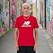 New Balance Men's Sport Essentials Logo T-Shirt, Team Red, Large