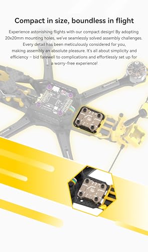 SpeedyBee TX Ultra FPV VTX: TX1600 FPV Video Transmitter with Max 1.6W 7g 20 * 20mm Mounting Hole IRC Tramp & Pit Supported with MMCX Antenna for Analog FPV - Thumbnail 2