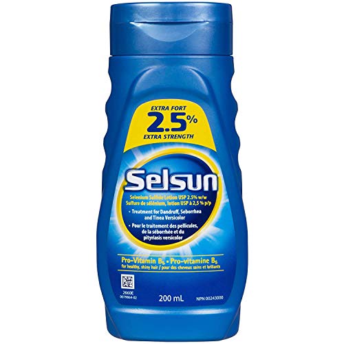 Selsun Blue 2.5% Extra Strength Selenium Sulfide Shampoo, 200 ml