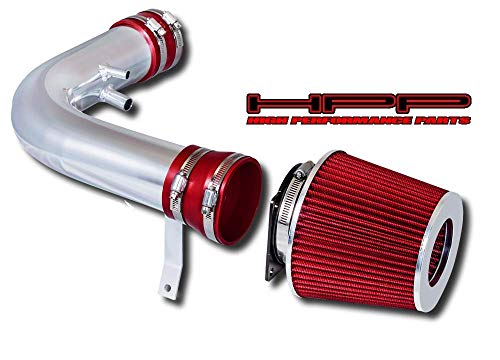 High Performance Parts Short Ram Air Intake Kit & Red Filter Combo Compatible for 97-03 Ford F-150 / Expedition V8 4.6L & 5.4L / 97-99 F-250 V8 5.4L / 98-99 Lincoln Navigator V8 5.4L Engine