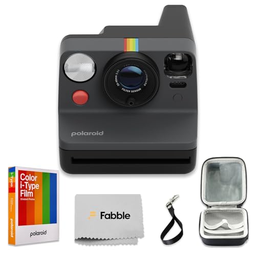 Polaroid Now Gen 3 noir appareil photo instantané i-Type avec sacoche de transport