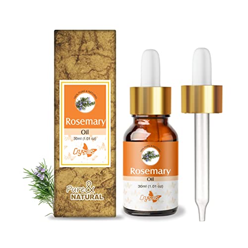 Image of Crysalis Rose Mary (Salvia Rosamarinus) Oil | 100% Pure & Natural Undiluted Essential Oil For Skincare & Hair care - 30ml
