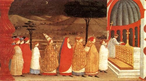 Paolo Uccello Miracle de l'hostie poster art 60x90cm pour décoration murale maison