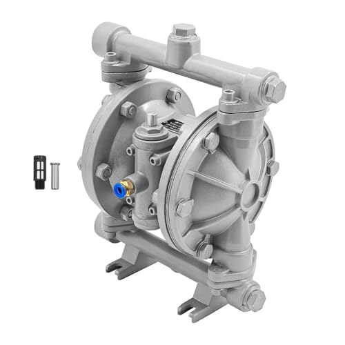 Image of Air Operated Double Diaphragm Pump 1 /2 inch Inlet /Outlet, 16 GPM | Max 115PSI, Pneumatic Waste Oil Transfer Pump 60 LPM,Replace#DP34-001