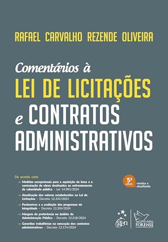 Comentários À Nova Lei de Licitações e Contratos Administrativos - 5ª Edição 2025
