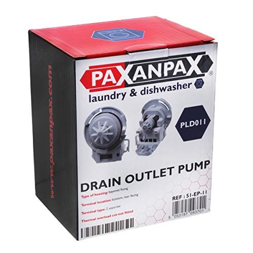 Paxanpax PLD011 Washing Machine Drain Pump Base For Bosch SGI, SGS, SGV; Siemens SE; Neff; Hotpoint DC, DF, DWF Series - Image 4